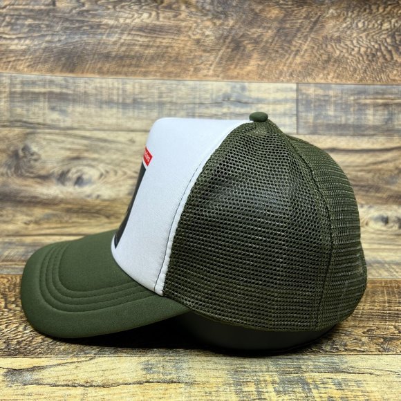 Manic Street Preachers Mens Trucker Hat Green Snapback 1980s Welsh Rock Band Cap - Picture 4 of 8